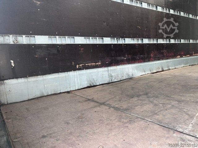 Swap body trailer  BDF Koffer 7,45 m mit BRANDSCHADEN