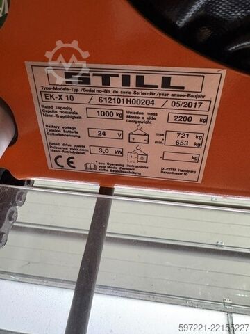 Vertical order pickers Still EK-X10