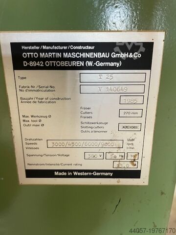 Spindle moulder Martin T25