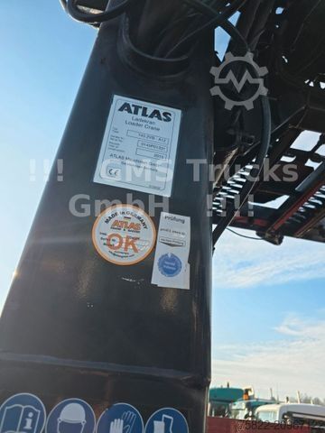 Flatbed truck VOLVO FH 500 / 6X2 / I Shift / Atlas Kran / Lenkachse