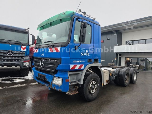 Truck chassis MERCEDES-BENZ Actros 2646 / 6X4 / German / WB 3300