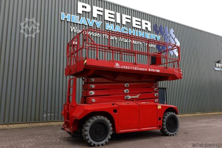 Scissor lift PB Lifttechnik S175-19E 4x4 Electric, 4x4 Drive, 18.1m Working He
