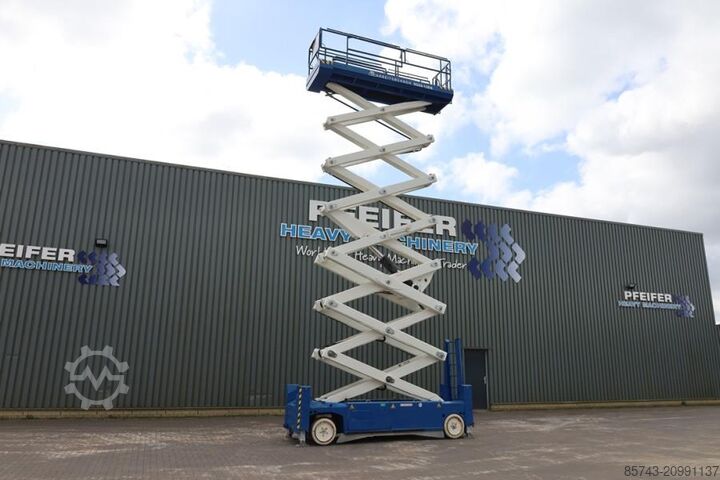Scissor lift PB Lifttechnik S225-12ES Electric, 22.5m Working Height, 450kg Ca
