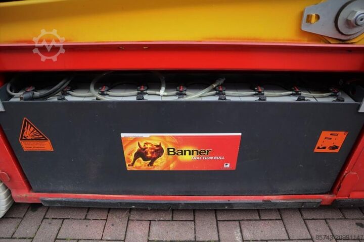 Scissor lift PB Lifttechnik S225-12ES Electric, 4x2 Drive, 22.5m Working Heigh