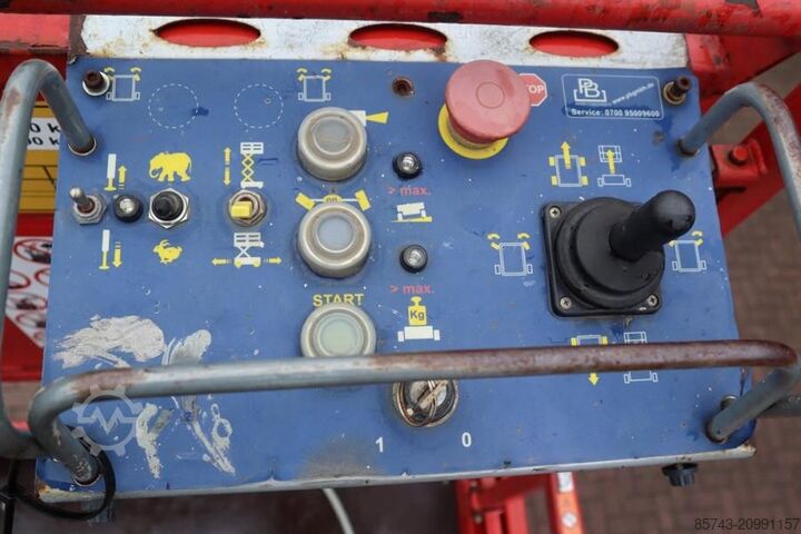 Scissor lift PB Lifttechnik S225-12ES Electric, 4x2 Drive, 22.5m Working Heigh