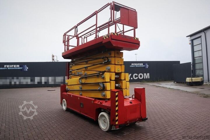 Scissor lift PB Lifttechnik S225-12ES Electric, 4x2 Drive, 22.5m Working Heigh