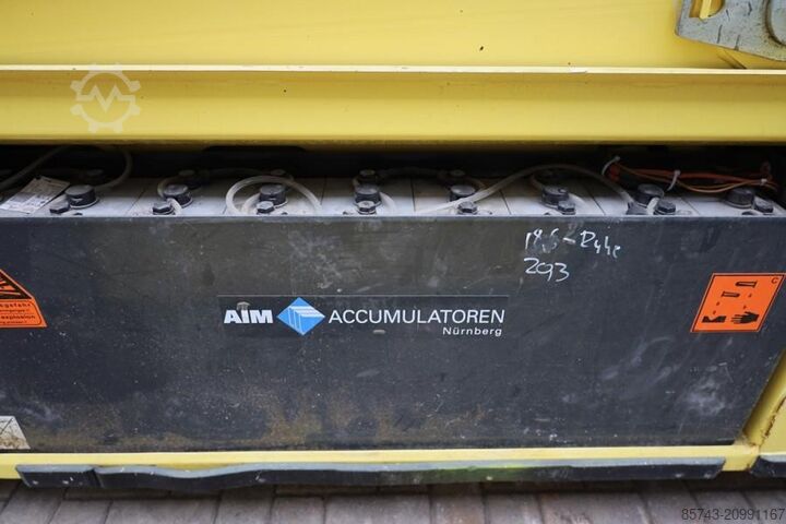 Scissor lift PB Lifttechnik S195-12ES Electric, 19.6m Working Height, 700kg Ca