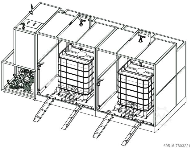 IBC CONTAINER WASH Vacat-Technika MK1006/84/2
