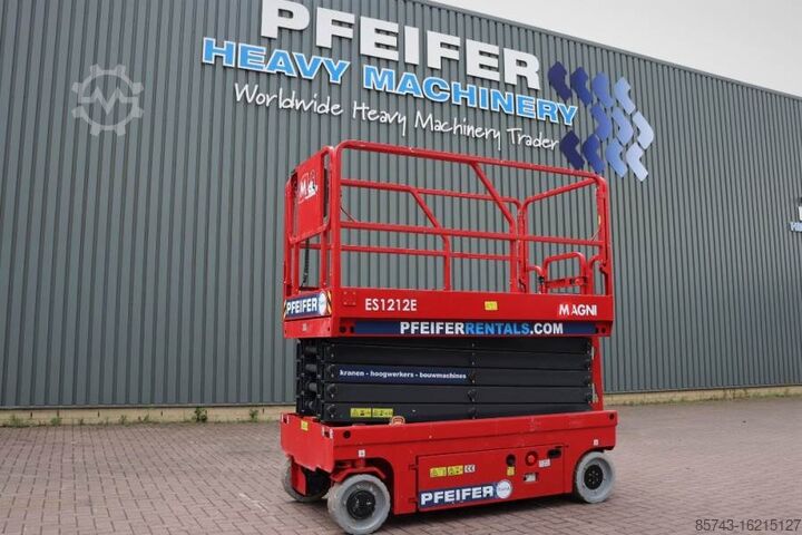Scherenhebebühne Magni ES1212E Valid inspection, *Guarantee! Electric, 12
