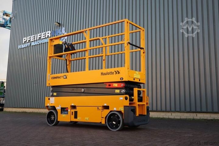 Scissor lift Haulotte Compact 8N Valid inspection, *Guarantee! 8m Workin