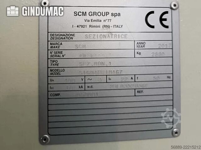 SCM SIGMA PRIMA 67 SCM SIGMA PRIMA 67