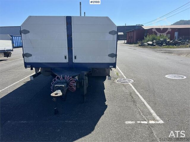 Flatbed Tyllis 3 axle Flatbed trailer w/ foldable side doors