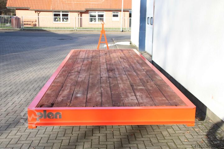 Heavy-duty transport vehicle 16 tons Plan 10  6005/2000/H710 mm