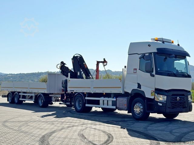 Autokran RENAULT C 440* HIAB X-HIDUO 138 B-3 + FUNK + Anhänger