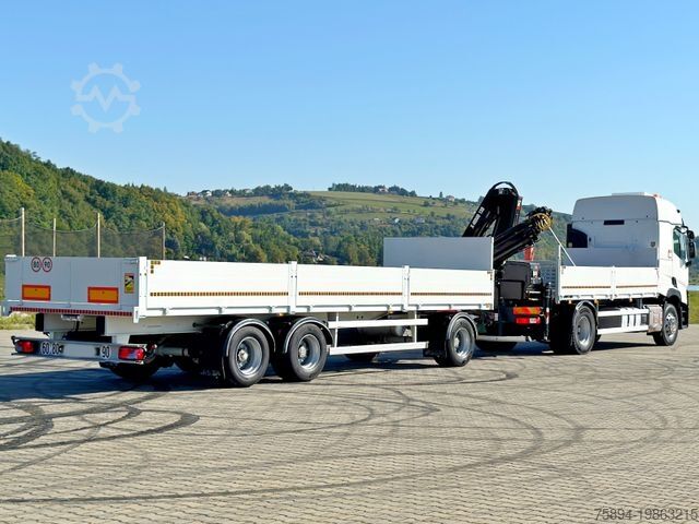 Autokran RENAULT C 440* HIAB X-HIDUO 138 B-3 + FUNK + Anhänger