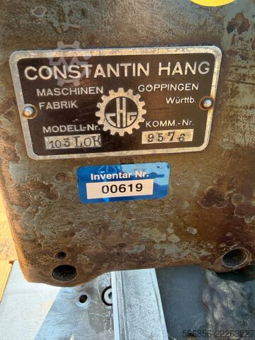 Constantin Hang 103 LOK foot-operated punch with electric drive Wykrawarka nożna Constantin Hang 103 LOK z napędem elektrycznym Wykrawarka nożna Constantin Hang 103 LOK z napędem elektrycznym
