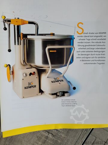 KEMPER TEIGKNETER/ MIXER FÜR 300 KG TEIG WP Kemper W1 200 ASL