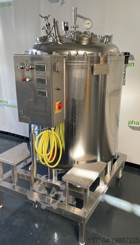 Mobile pressure-resistant agitator tank M. Roth Behälter 1015L