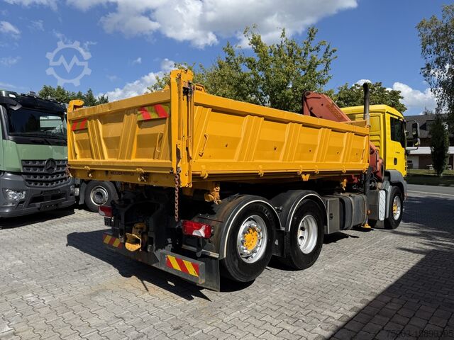 Truck mounted crane MAN TGA 26.360 6X2 Kipper Kran Palfinger 15500