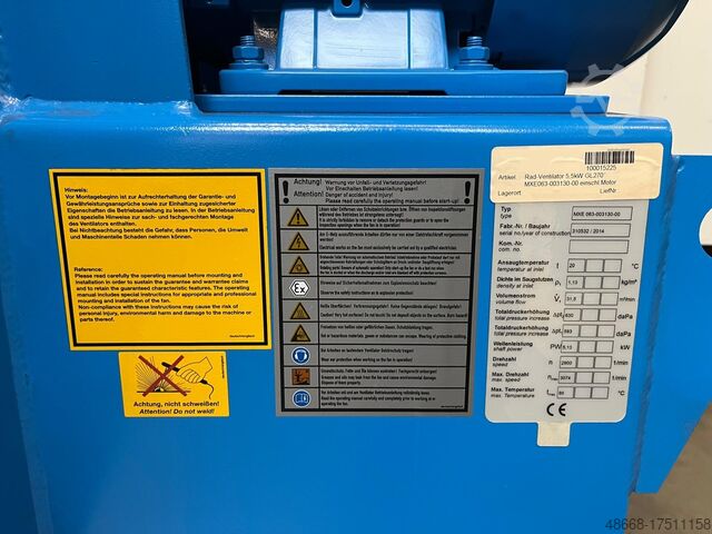 Fan Centrifugal fan Reitz MXE 063-003130-00