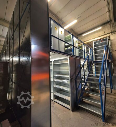 2 geschossige Fachbodenanlage 276 m² Schulte Lagertechnik MULTIplus