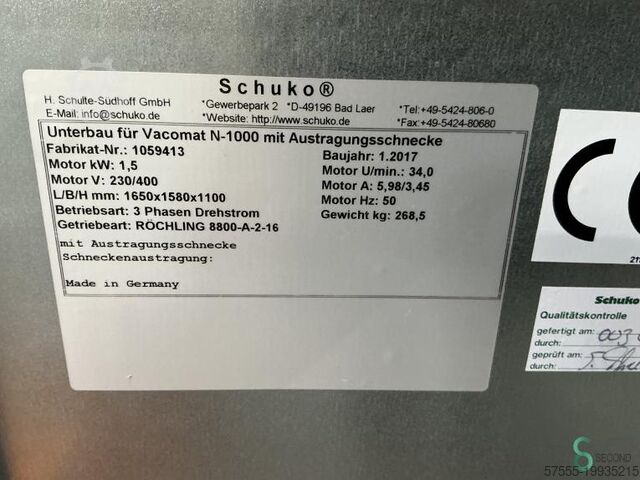 Brikettierpressen Schuko Compacto CT 700 S-20 2017 Schuko Compacto CT 700 S-20