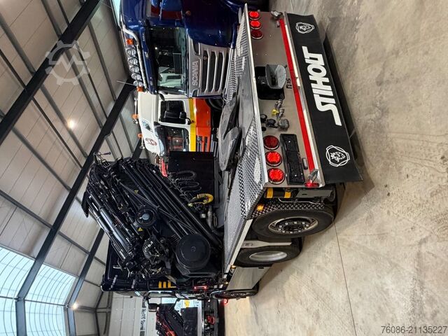 Standard-SZM Scania R500 TREKKER/BAKWAGEN!!HIAB 63TM FLYJIB/LIER!! ...