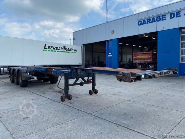 Container transport Kromhout KRH0-1013 / 1x Lift Axle / 2x Extendable / BPW