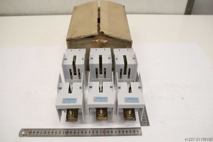 Sicherungshalterbasis 3 Stück wöhner NH 2  400 A