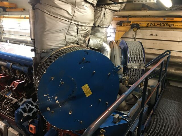 5901 kW Wartsila Vasa 18V32DF Kraft-Wärme-Kopplungsanlage WARTSILA Vasa 18V32DF