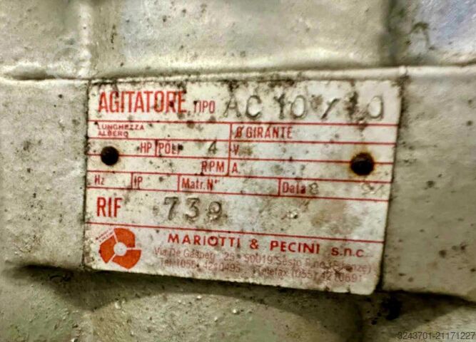 Getränkemaschine TMCI Padovan Cuve inox avec agitateur