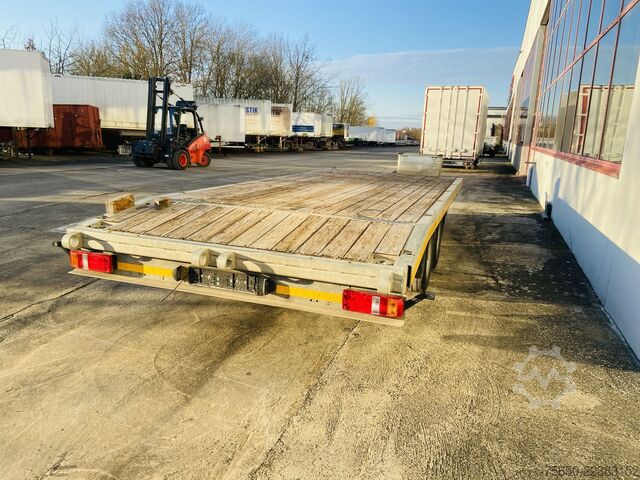Low loader trailer Möslein TTS 11 Schwebheim  Tandemtieflader