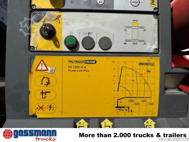 Kipper LKW Mercedes-Benz Arocs 2643 K 6x4, Kran Palfinger PK13001-K B, Funk