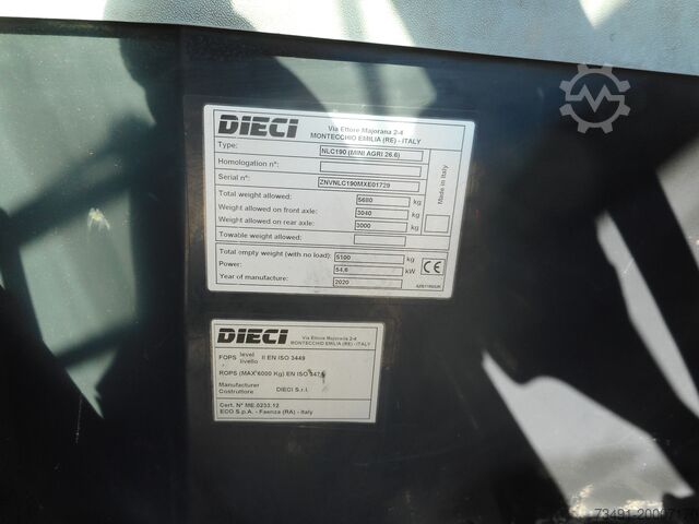 Telescopic arm forklift Dieci 26.6 AGRI MINI