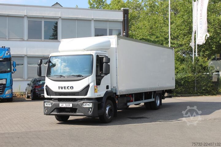 Box truck Iveco Eurocargo  140-190 E6 Koffer 8 m Klima LBW 1500Kg