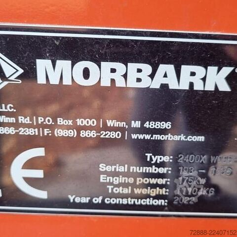 Wood shredder Morbark WH 2400XP