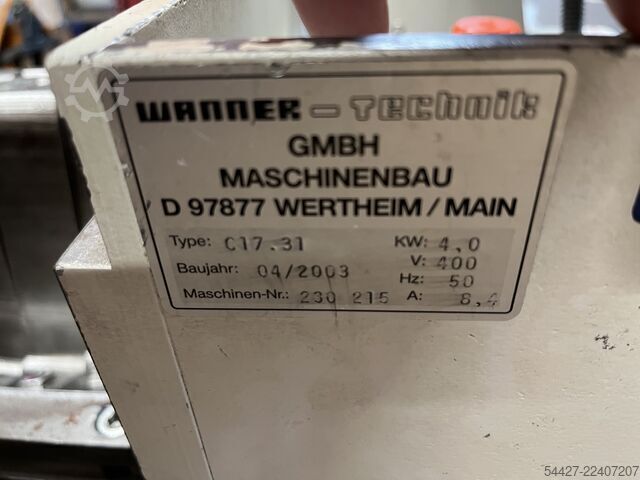 Beistellmühle Wanner Technik C17.31s