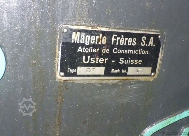 Surface Grinding Machine Mägerle F7