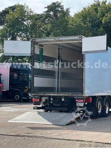 Box truck MERCEDES-BENZ Actros 2553 MP5 6x2 Lenk-/Lift Koffer mit LBW
