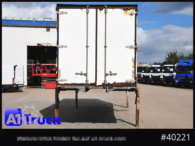 Swap body with flatbed & tarp WECON WPR 745, verzinkt, 2520  innen, Code XL