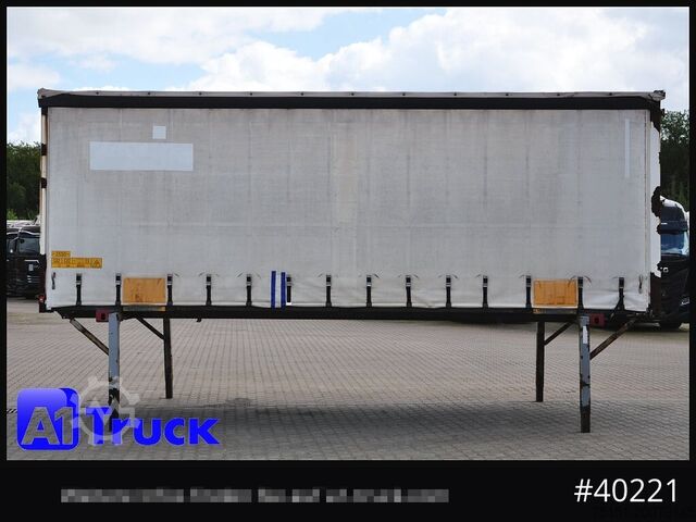 Wechselbrücke mit Pritsche & Plane WECON WPR 745, verzinkt, 2520  innen, Code XL