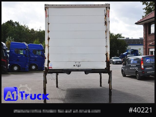 Swap body with flatbed & tarp WECON WPR 745, verzinkt, 2520  innen, Code XL