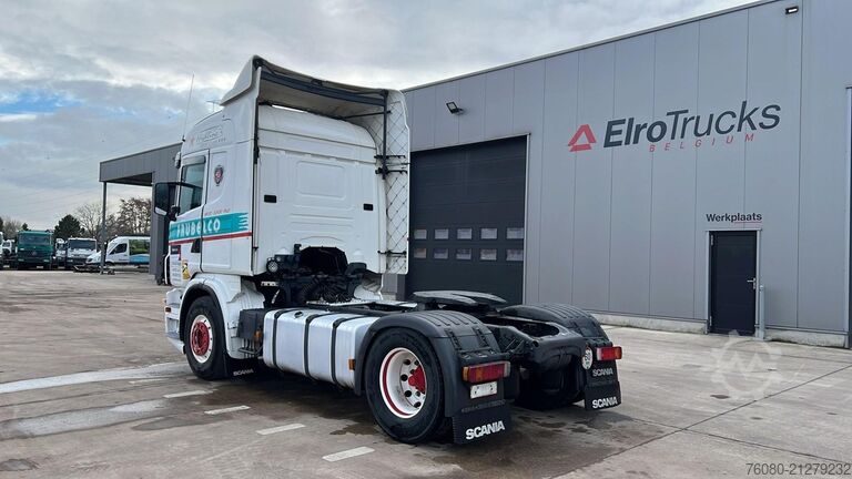 Standard tractor Scania G 480 (EURO 5 / 2 TANKS / BELGIAN TRUCK / RETAR...