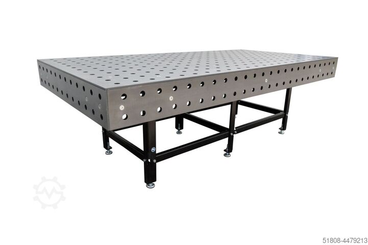 3 D-Schweißtisch-Systeme ohne Höhenverstellung KK Kletzer Schweißtisch SWT 80/16 XSL Ø28 Fix 1980x1480
