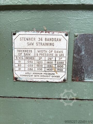 Band saw Stenner Resaw Bandrack