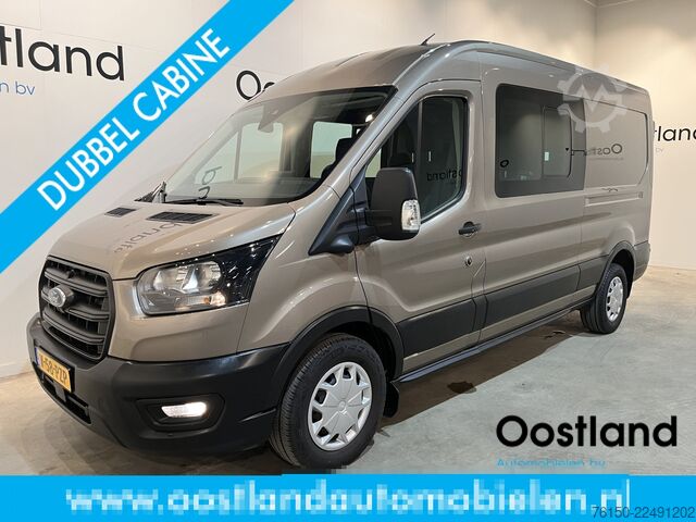 Van double cab Ford Transit 350 2.0 TDCI L3H2 DC Dubbel Cabine Tren...