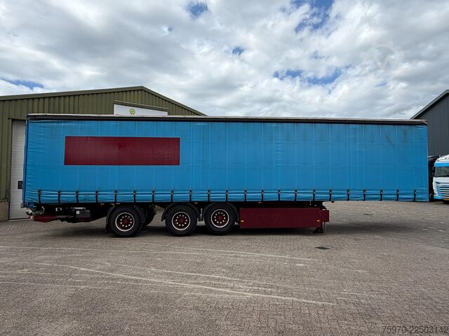 Sliding tarpaulins Groenewegen DRO-15-27 B 3x BPW  ALUMINIUM ZIJBORDEN  LAADKL...