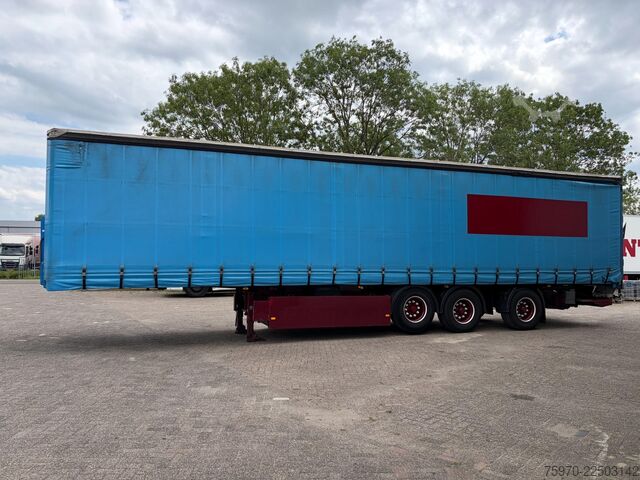 Sliding tarpaulins Groenewegen DRO-15-27 B 3x BPW  ALUMINIUM ZIJBORDEN  LAADKL...