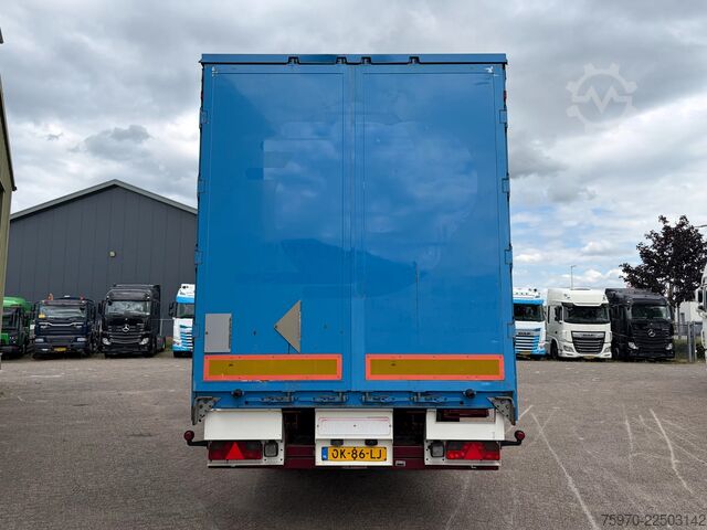 Sliding tarpaulins Groenewegen DRO-15-27 B 3x BPW  ALUMINIUM ZIJBORDEN  LAADKL...