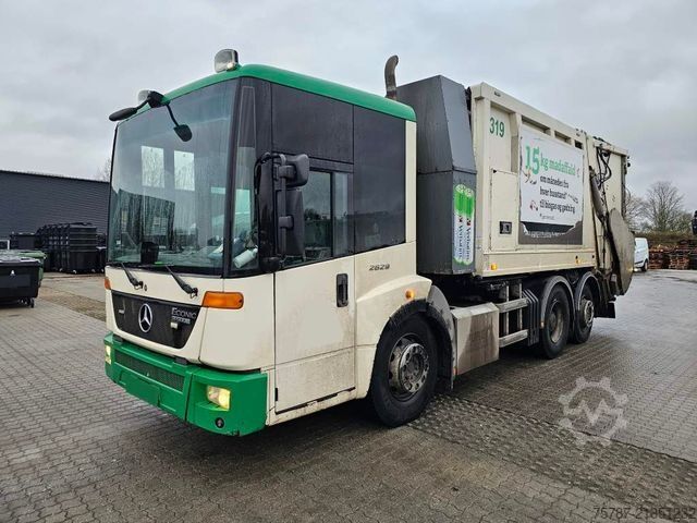 Garbage truck MERCEDES-BENZ 2629 2 Kammern, Euro 6 Filter, Faun 22 cbm